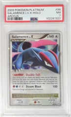 V1817: 2009: Salamence LV.X: 98/99: Arceus: Platinum: PSA: 7: NM: 102261322